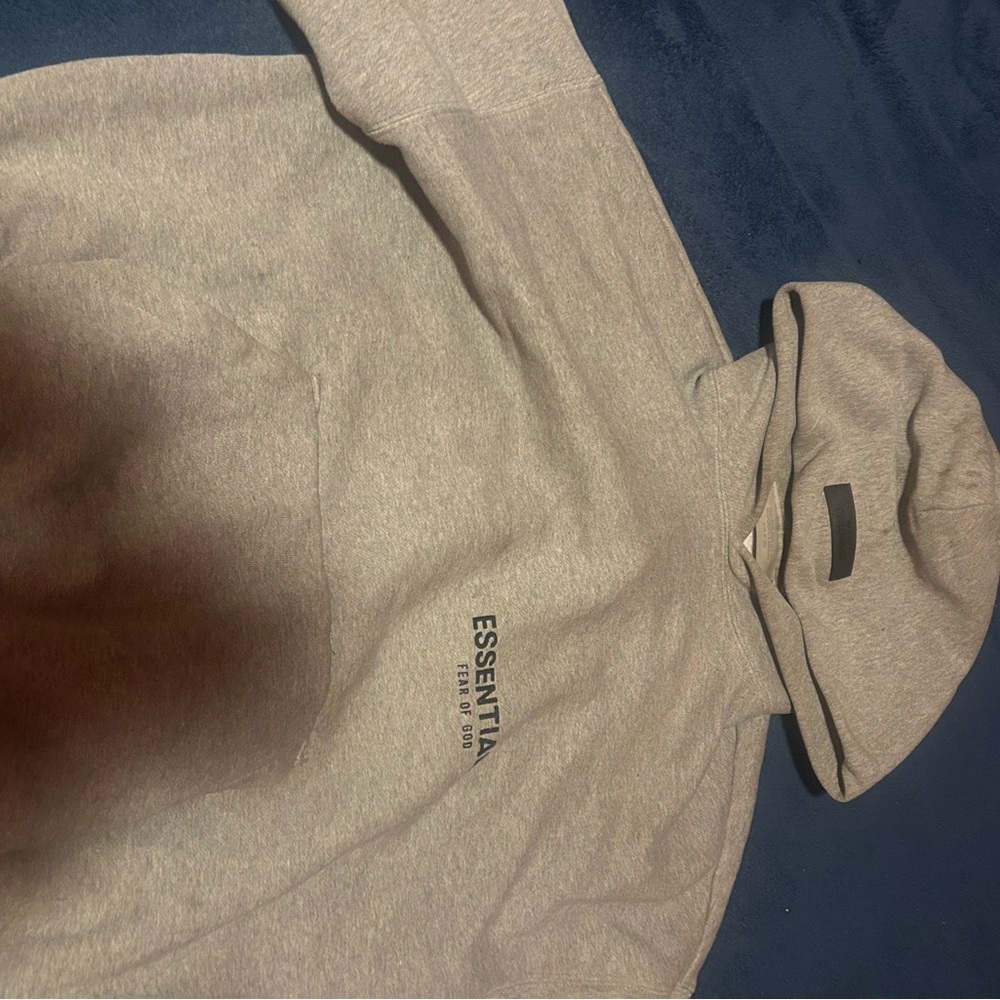 Essentials Heather Gray Hoodie